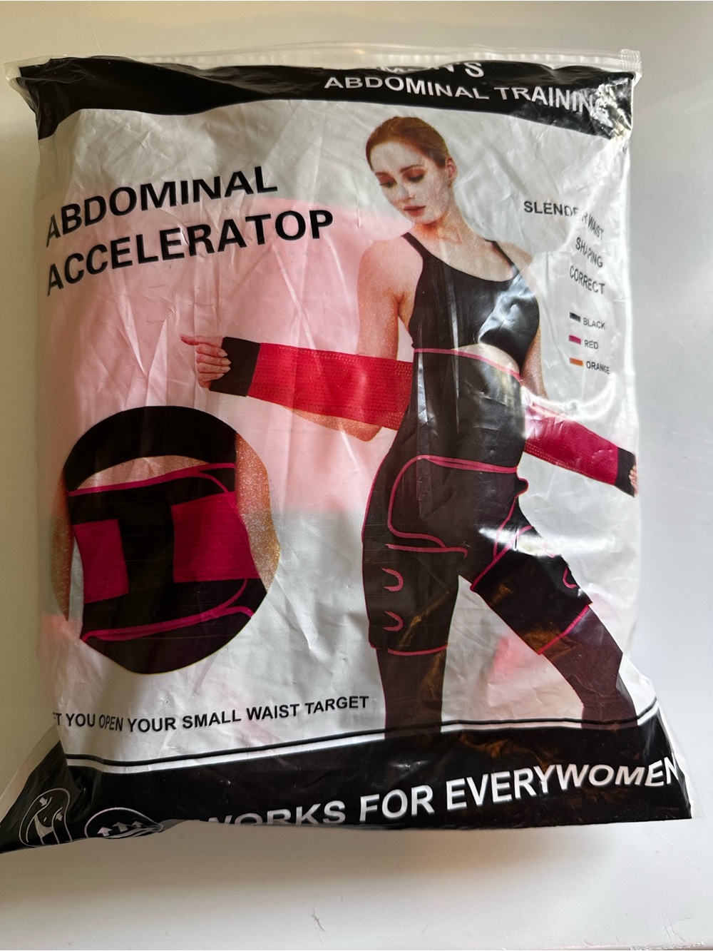 Source Unknown Pink Abdominal Accelerator Waist & Arm Trainer